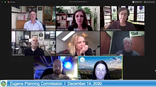 Eugene Planning Commission Meeting: December 14, 2020