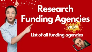 Research funding agencies |List of funding agencies| Important & must know for all the researchers