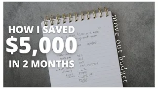 HOW I SAVED $5,000 IN 2 MONTHS | MOVING OUT SERIES EPISODE TWO | NASHSWALLET