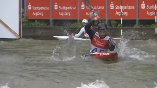 Lucas Jacob, Portugal - Men's Kayak Semi-Final / 2024 ICF Canoe Slalom World Cup Augsburg Germany