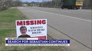 Search for Sebastian Rogers continues