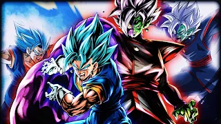 Vegito Blue VS Corrupted Zamasu! (Legends Recreation) | Dragon Ball Legends