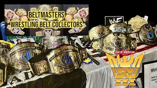 Wrestling Belt Collection, 40+ Real & Replica Belts #wrestlingbelt #wwebelt