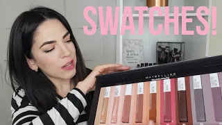 Neta Funciona? y Swatches Maybelline Super Stay Matte