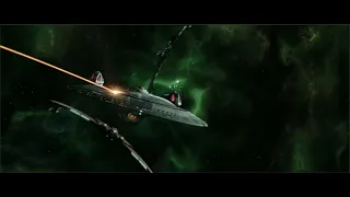 The USS Enterprise E battles the Scimitar HD 4k