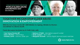 WEAAD 2018 - Elder Abuse Panel Discussion