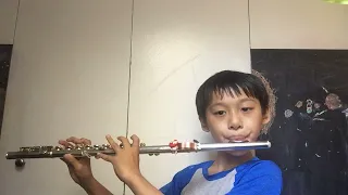 Polonaise, J.S. Bach, Suzuki Flute 2
