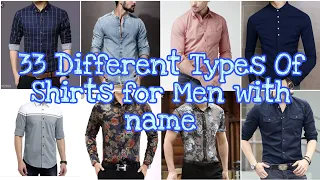 33 Different Types Of Shirts for Men with name।।TG Chic।।