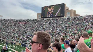 Notre Dame National Anthem and Victory March 09/16/23