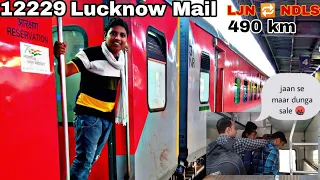 LJN-NDLS.Lucknow Mail Express || train journey *SLEEPER ME HUI LARAI🤬*