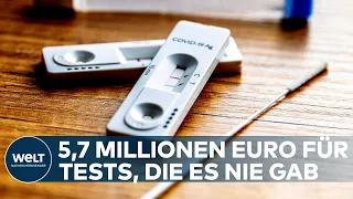 CORONA: 5,7 Millionen Euro für Covid19-Tests, die es nie gab I WELT News