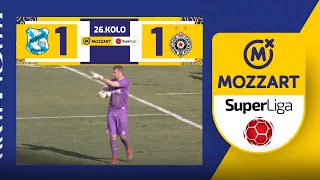 Mozzart Bet Super liga 2023/24 - 26.Kolo: MLADOST – PARTIZAN 1:1 (1:0)