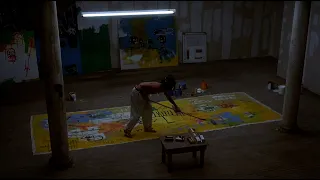 Basquiat painting to Jazz (HD) | Film: Basquiat (1996)