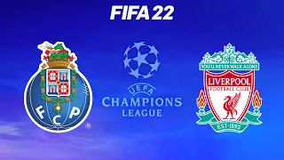 FIFA 22 | FC Porto vs Liverpool - Champions League UCL 2021/22 - Full Match & Gameplay