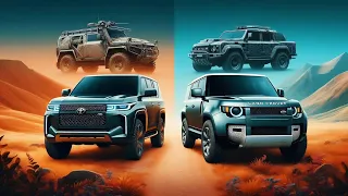 New 2024 Toyota Land Cruiser vs 2024 Land Rover Defender | Rugged Off Roader SUV