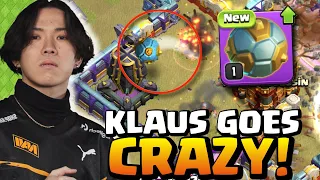 Klaus is going CRAZY with Spiky Ball in PLAYOFFS MATCH (Clash of Clans)