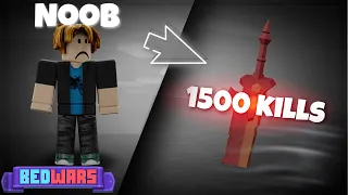 I found the BEST STRATEGY to get 1500 KILLS FAST even if you’re NOOB | ROBLOX BEDWARS