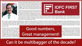 IDFC First Bank Latest Analysis | Multibagger of the Decade?