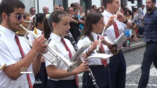 Desfile Filarmónicas, Festa Srª Lourdes 2019 Lajes Ilha Pico Açores