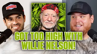 Luke Combs Got High With Willie Nelson In Hawaii!