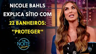 Nicole Bahls possui sítio com 22 banheiros e explica motivo | The Noite (03/10/23)