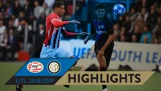 PSV 2-1 INTER | HIGHLIGHTS |  Matchday 02 - UEFA Youth League 2018/19