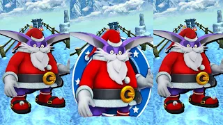 Sonic Dash - Santa Big Unlocked with Full UPGRADES - All New 32 Characters Unlocked