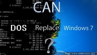 Can MS-DOS 6.22 (1994) Replace Windows 7?