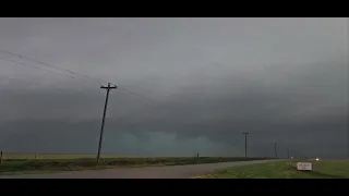 HP supercell with canon thunder approaching Covington, Oklahoma, May 6, 2024