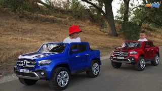 Big Toys Direct 12V Mercedes Benz X Class Kids Ride On Truck