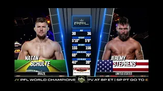 Jeremy Stephens vs Natan Schulte 2 FULL FIGHT PFL 10