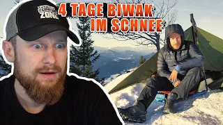 4 TAGE Biwak im WINTER mit 80km MARSCH | Fritz Meinecke reagiert