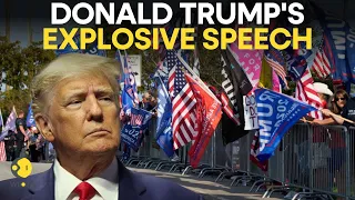 Donald Trump's Explosive Speech after historic indictment | Trump's Mar-a-Lago speech | WION