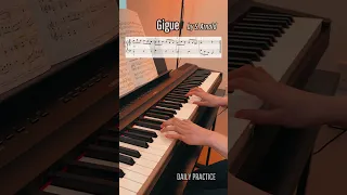 Gigue by S. Arnold from P. Wedgwood's It's Never Too Late to Play Piano #pianopractice #piano #gigue