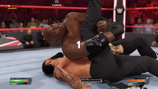 WWE2K22 Bobby Lashley vs Jey Uso RAW 4K