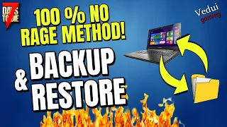 Backup & Restore Game SAVES  | How to avoid RAGE in less than 1 minute! | 7 Days To Die @Vedui42