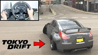 Forza Horizon 4 DK Nissan 350z (Steering Wheel + Shifter) Tokyo Drift Gameplay