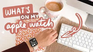 What's on my APPLE WATCH ⏱ (best apps, how I customize & stay productive) 2021