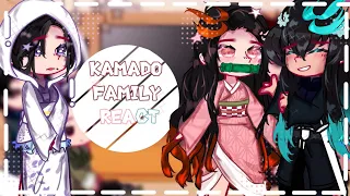 ☆ Kamado Family React To Tanjiro And Nezuko ☆ll Nezuko 1/2 ll Muinezu 🎀 ll