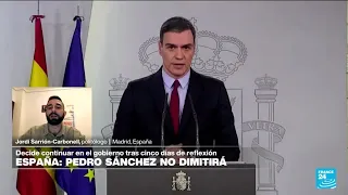 Jordi Sarrión-Carbonell: "Sánchez ha generado una gran polvareda y alterado el foco del debate"