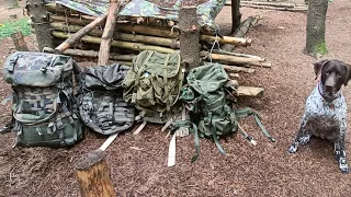 What's The Perfect Size Rucksack/Backpack For Bushcraft?