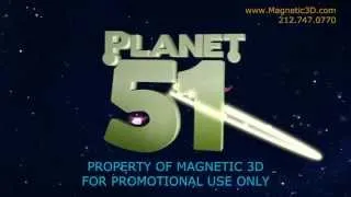 Magnetic 3D - Planet 51 Trailer with 3D Accents