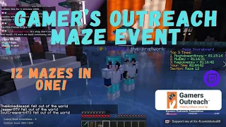 Gamer's Outreach Maze Event! #charity #minecraft #twitch