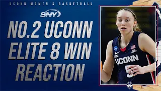 Reacting to UConn's incredible double-overtime win to reach Final Four | UConn Post Game | SNY