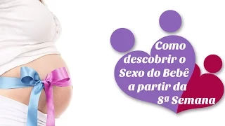 Como descobrir o sexo do bebe a partir da 8ª semana de gestação