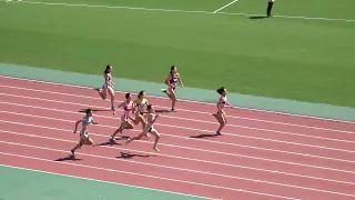 [4k]女子200m　準決勝1組　日本インカレ2022　2022年9月11日(日)