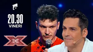 Andrei Calancea cântă piesa „Garou - Je suis le même” pe scena X Factor | Audiții | X Factor 2021