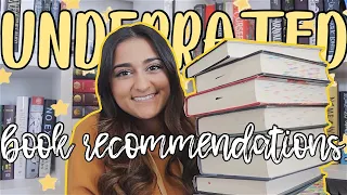 UNDERRATED BOOK RECOMMENDATIONS 📚 ✨ | books i love that deserve more hype