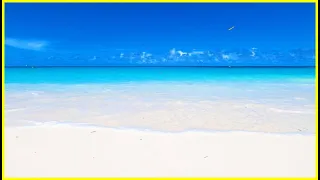 Perfect Beach Scene (4K): 7 Hours of White Sand, Blue Water & Ocean Waves