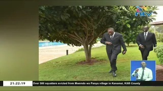 DP Ruto hosts President Kenyatta, Raila Odinga for lunch at his Karen residence